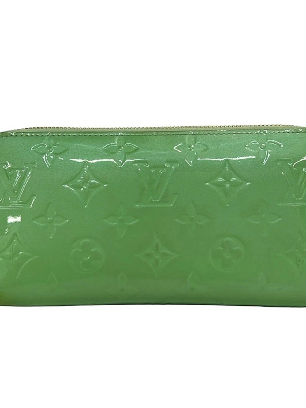 LOUIS VUITTON Zippy Wallet M82065 Gammy Apple Monogram Vernis - Long Wallet